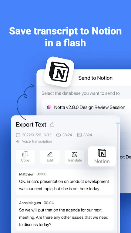 Notta-Transcribe Audio to Text APK screenshot