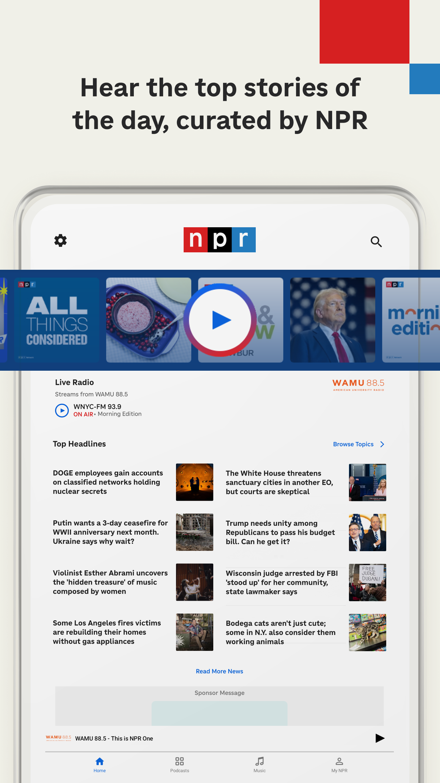 NPR: National & Local News APK screenshot