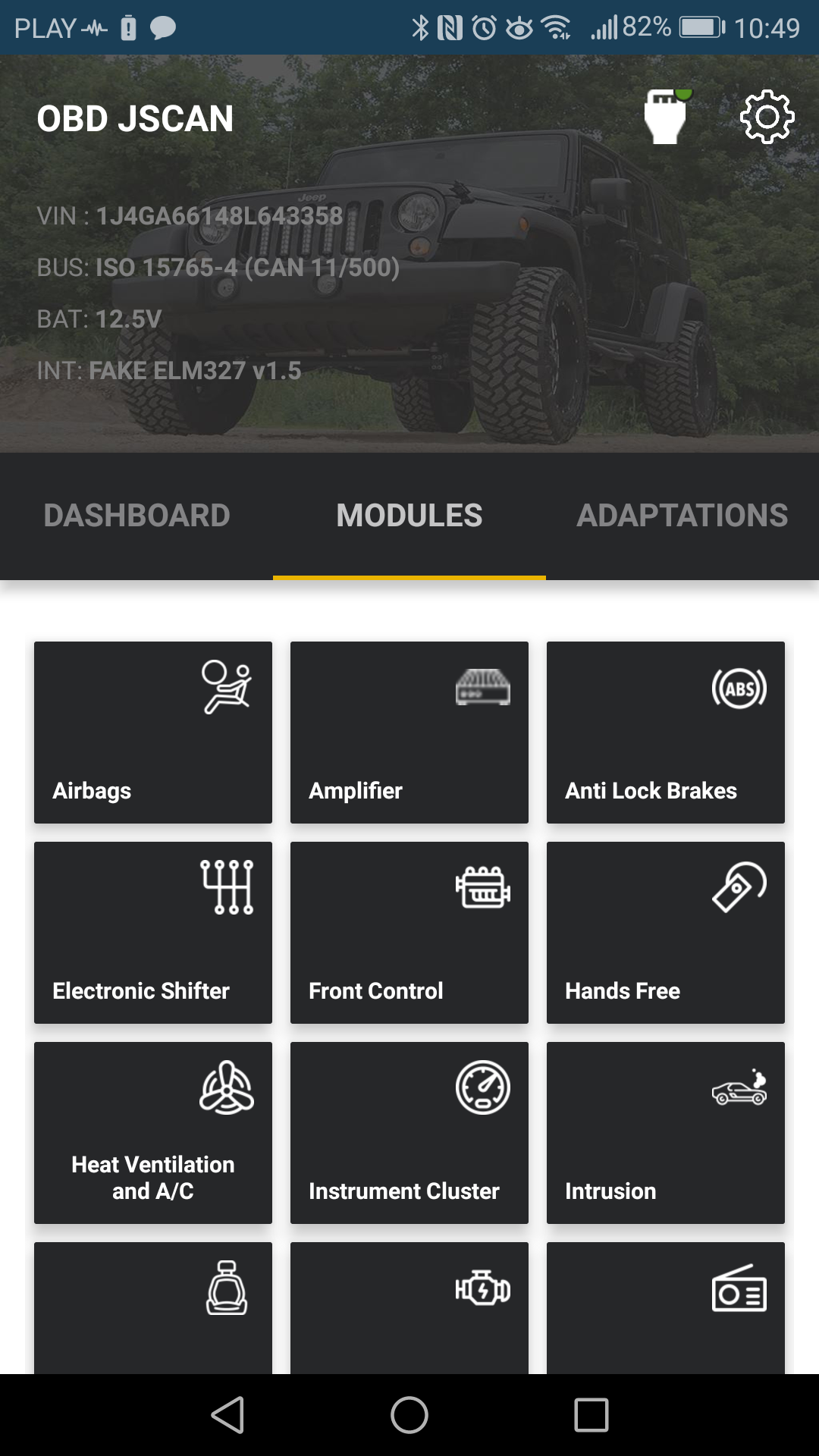 OBD JScan APK screenshot
