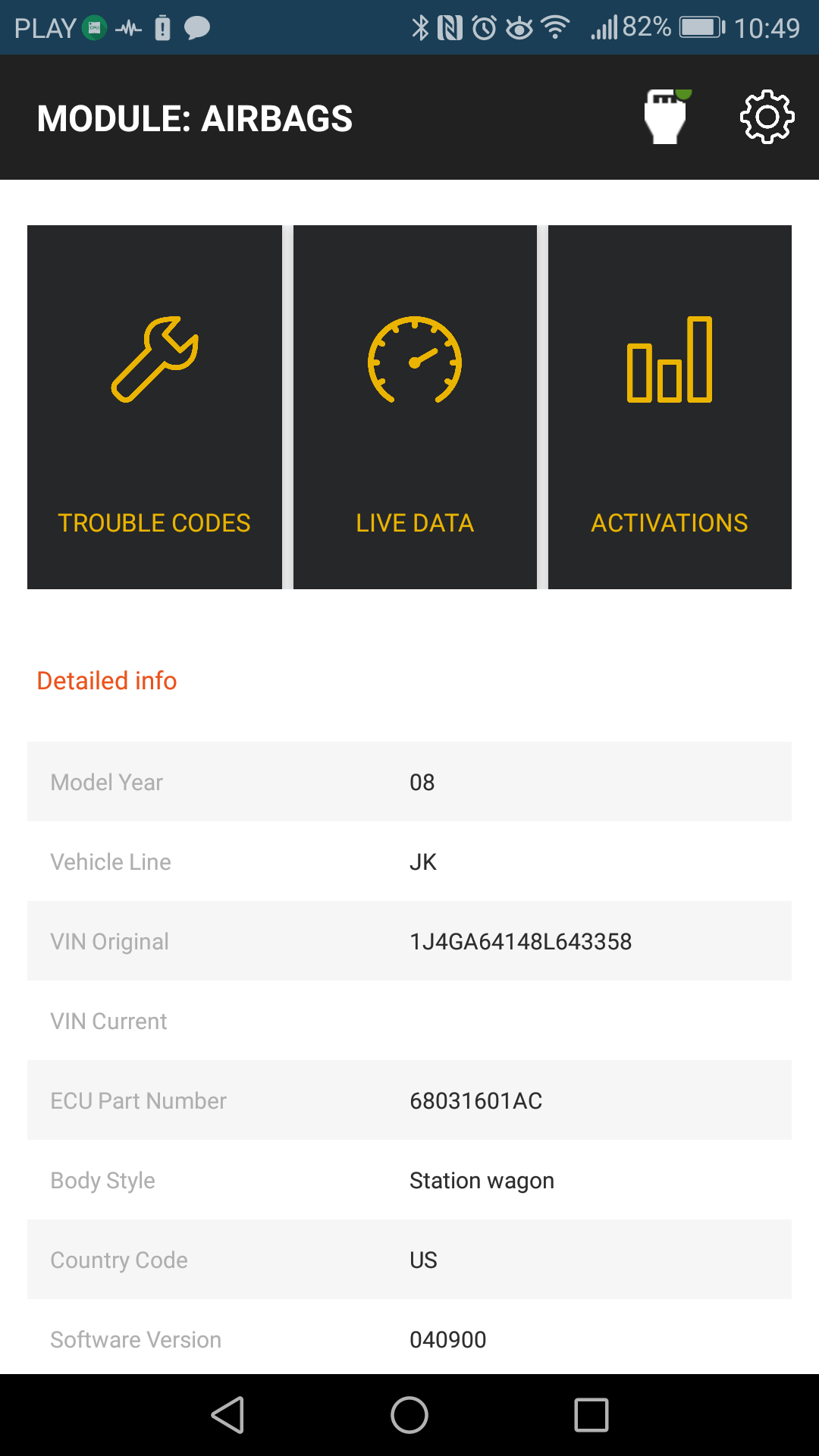 OBD JScan APK screenshot