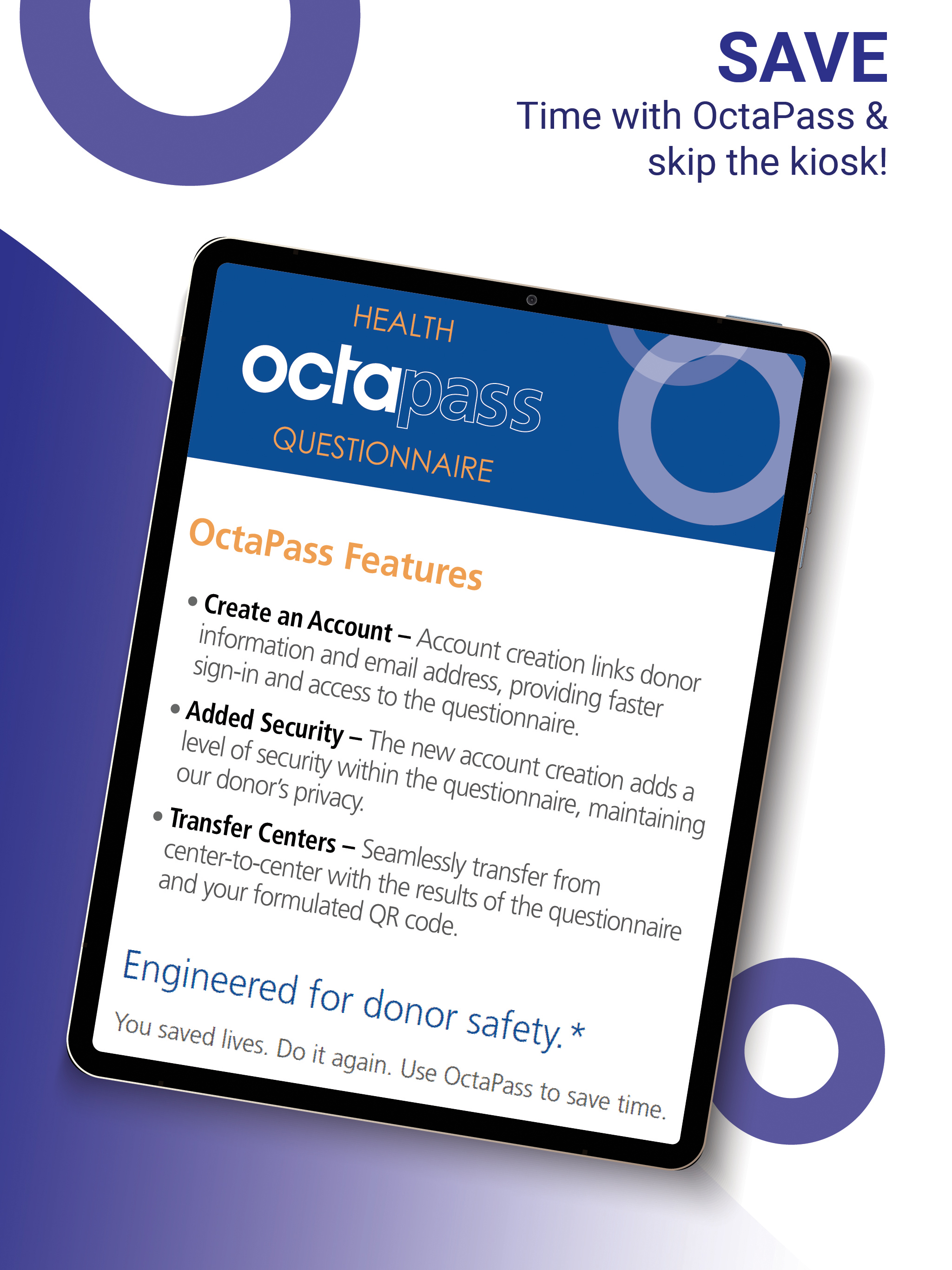 OctaApp – Donate Blood Plasma APK screenshot