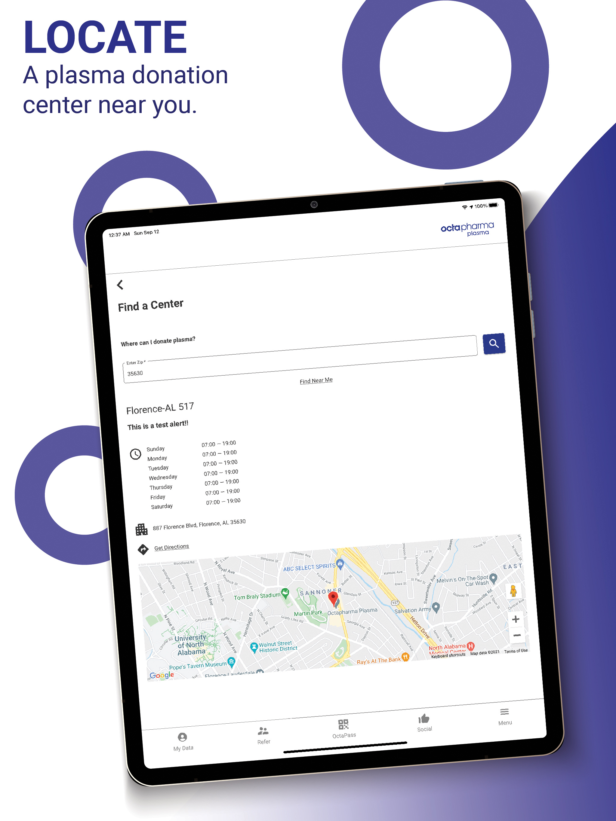 OctaApp – Donate Blood Plasma APK screenshot