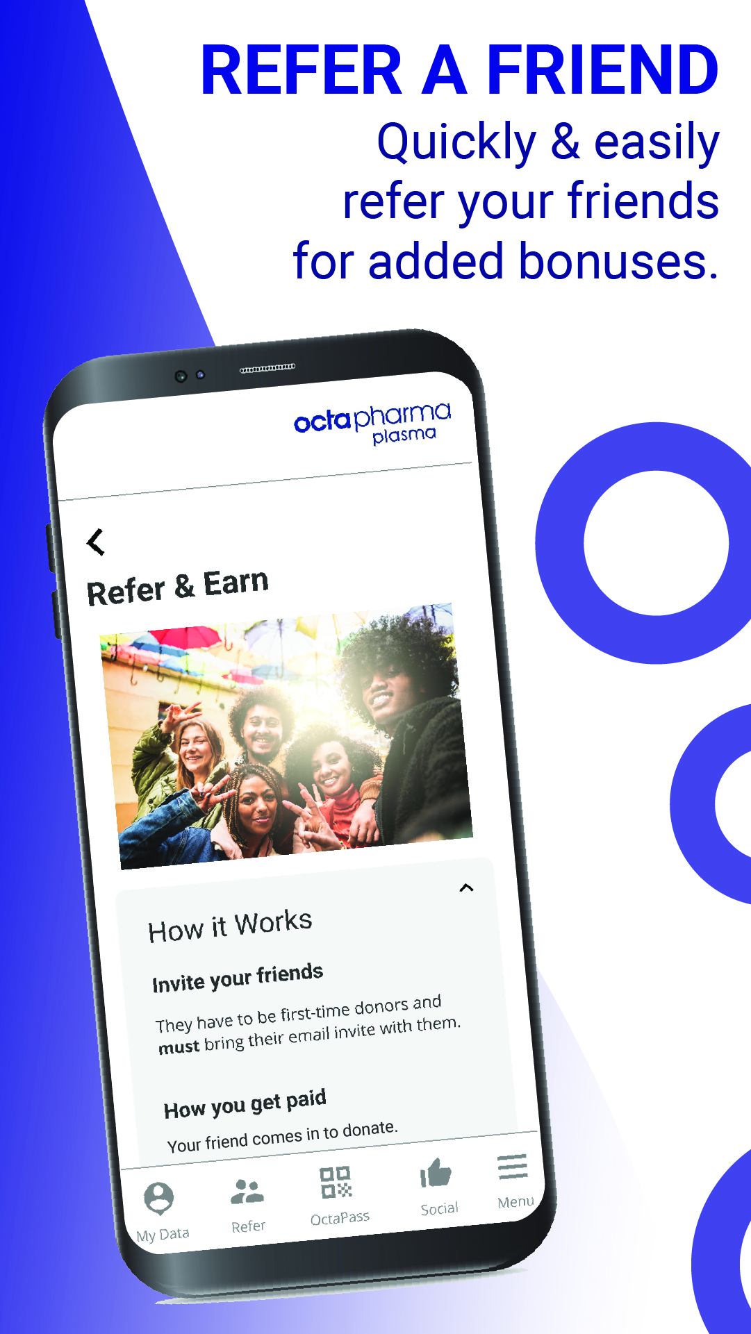 OctaApp – Donate Blood Plasma APK screenshot