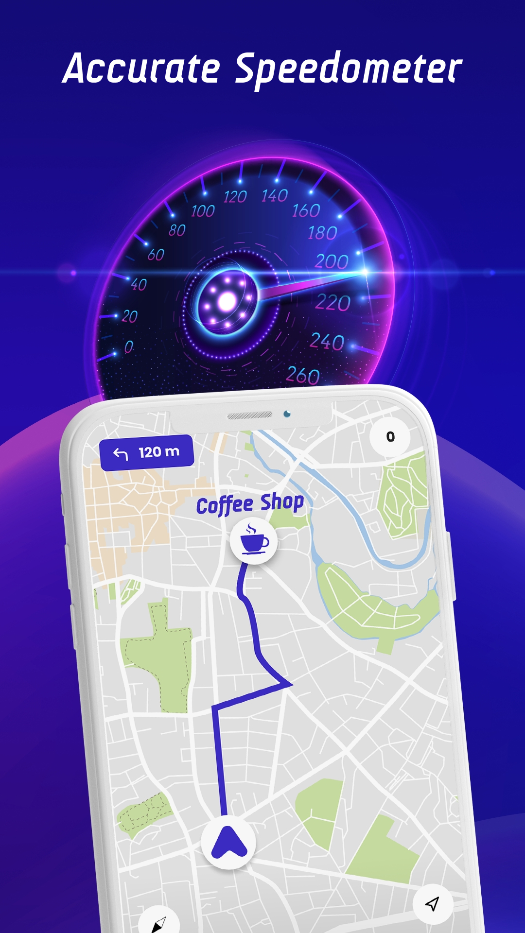 Оффлайн Карты, GPS, Спидометр APK screenshot