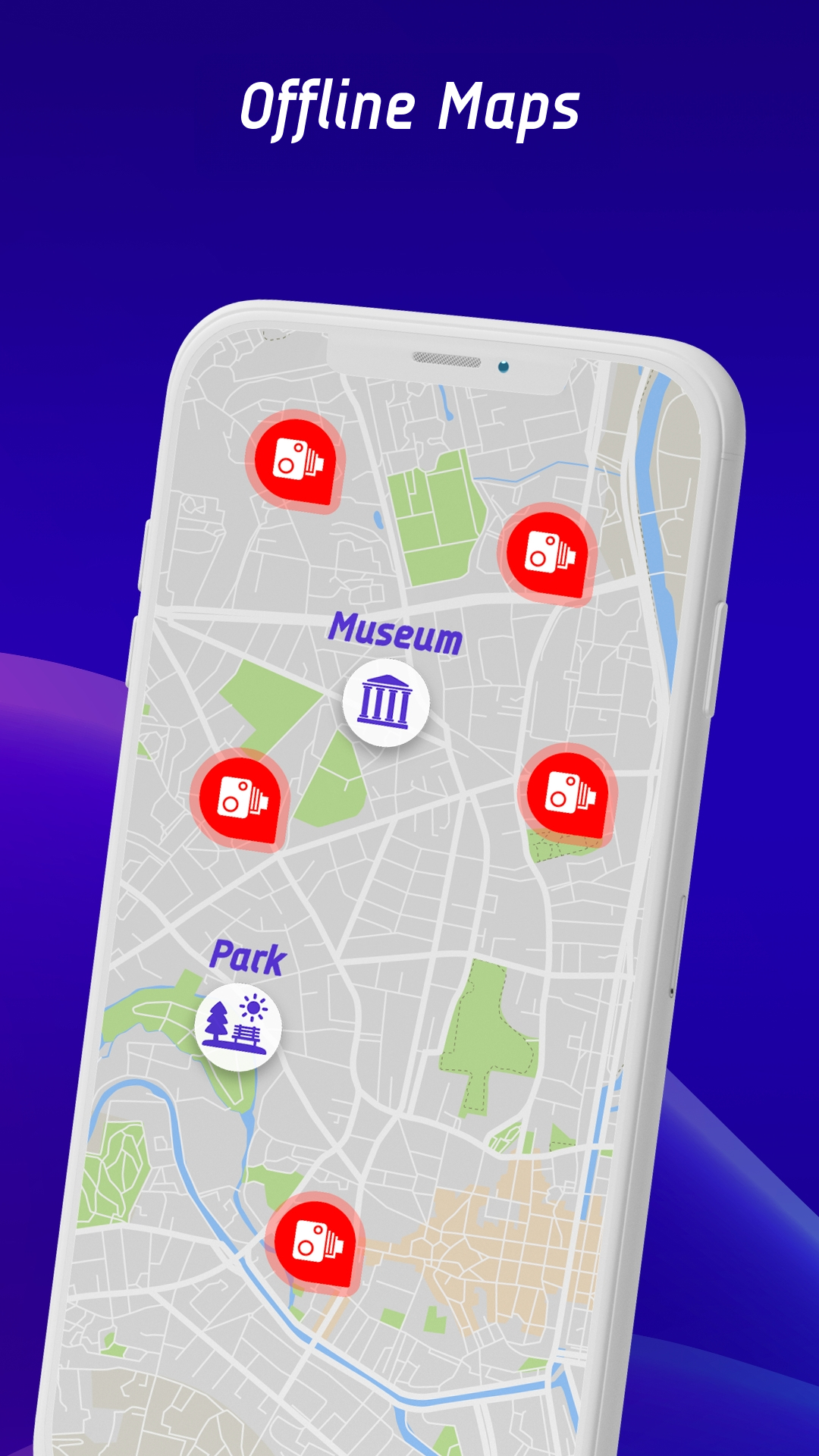 Оффлайн Карты, GPS, Спидометр APK screenshot