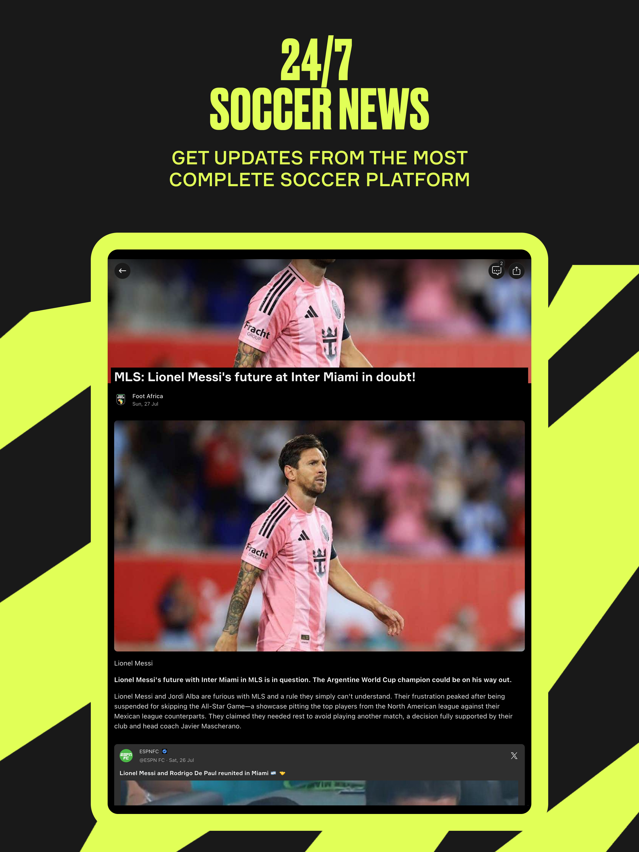 OneFootball APK screenshot