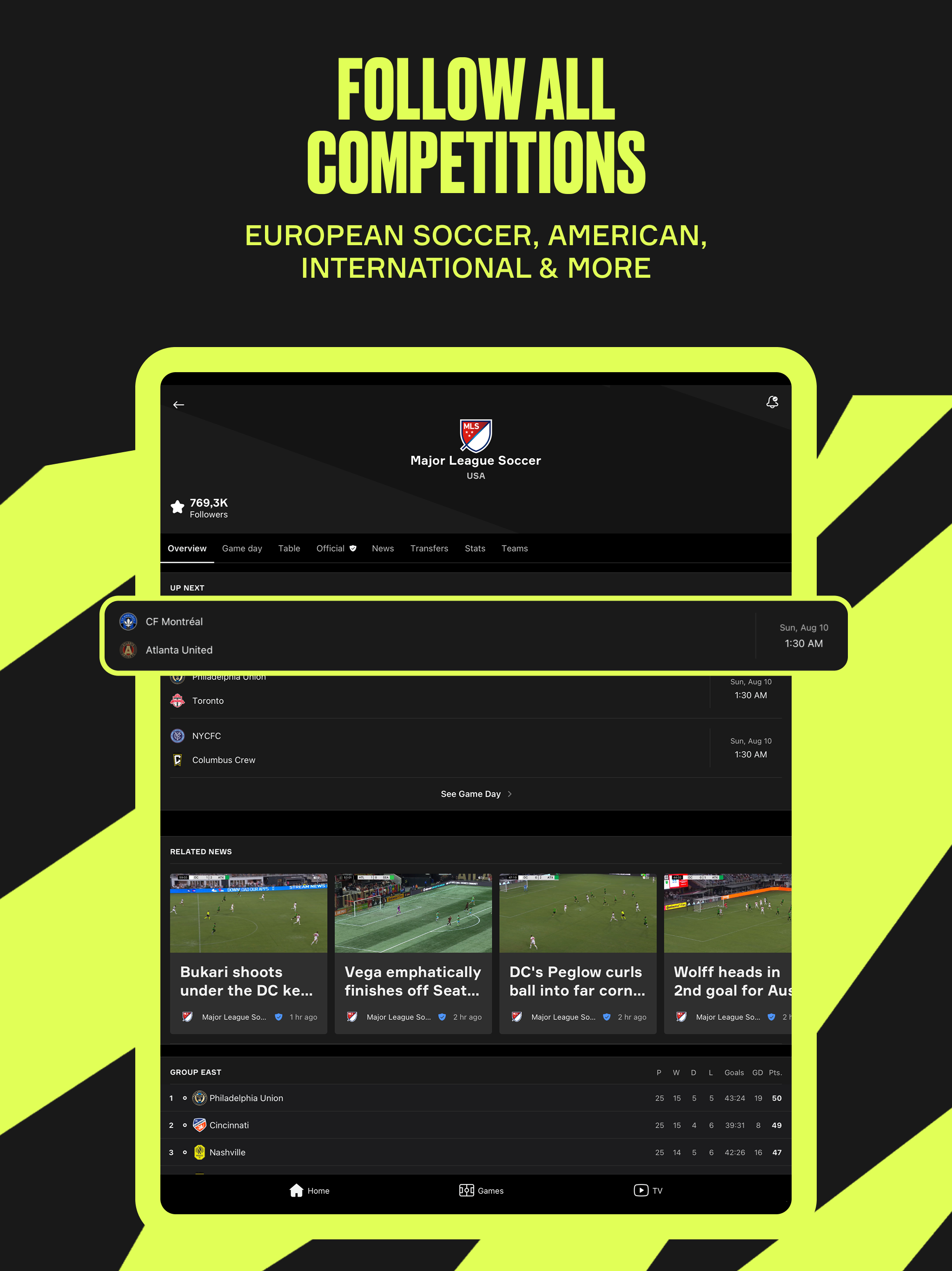 OneFootball APK screenshot