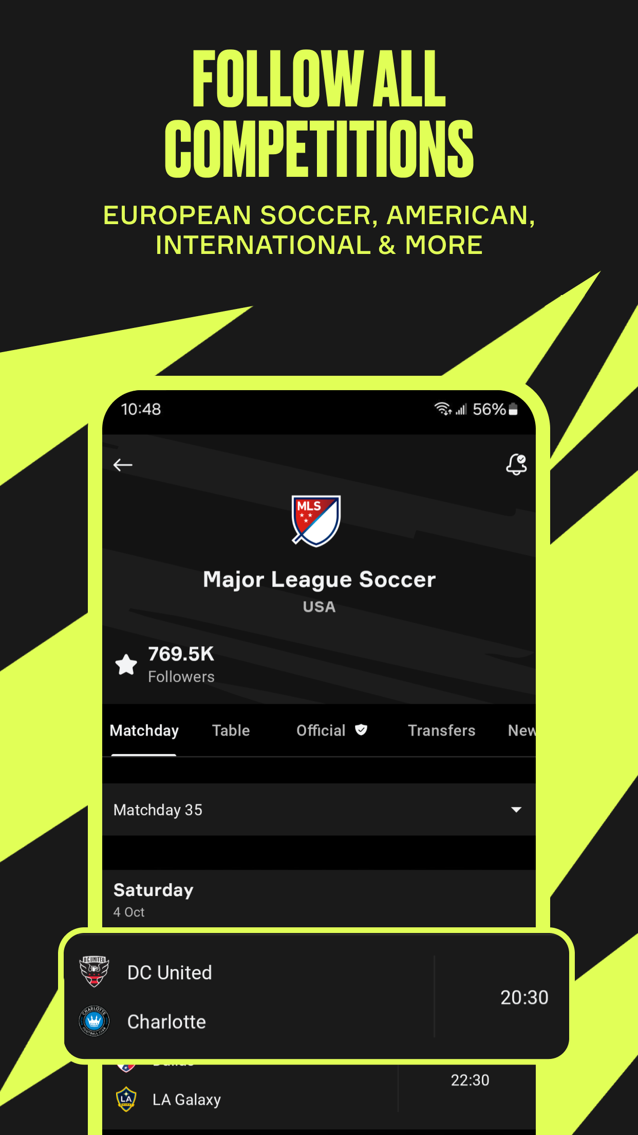 OneFootball APK screenshot