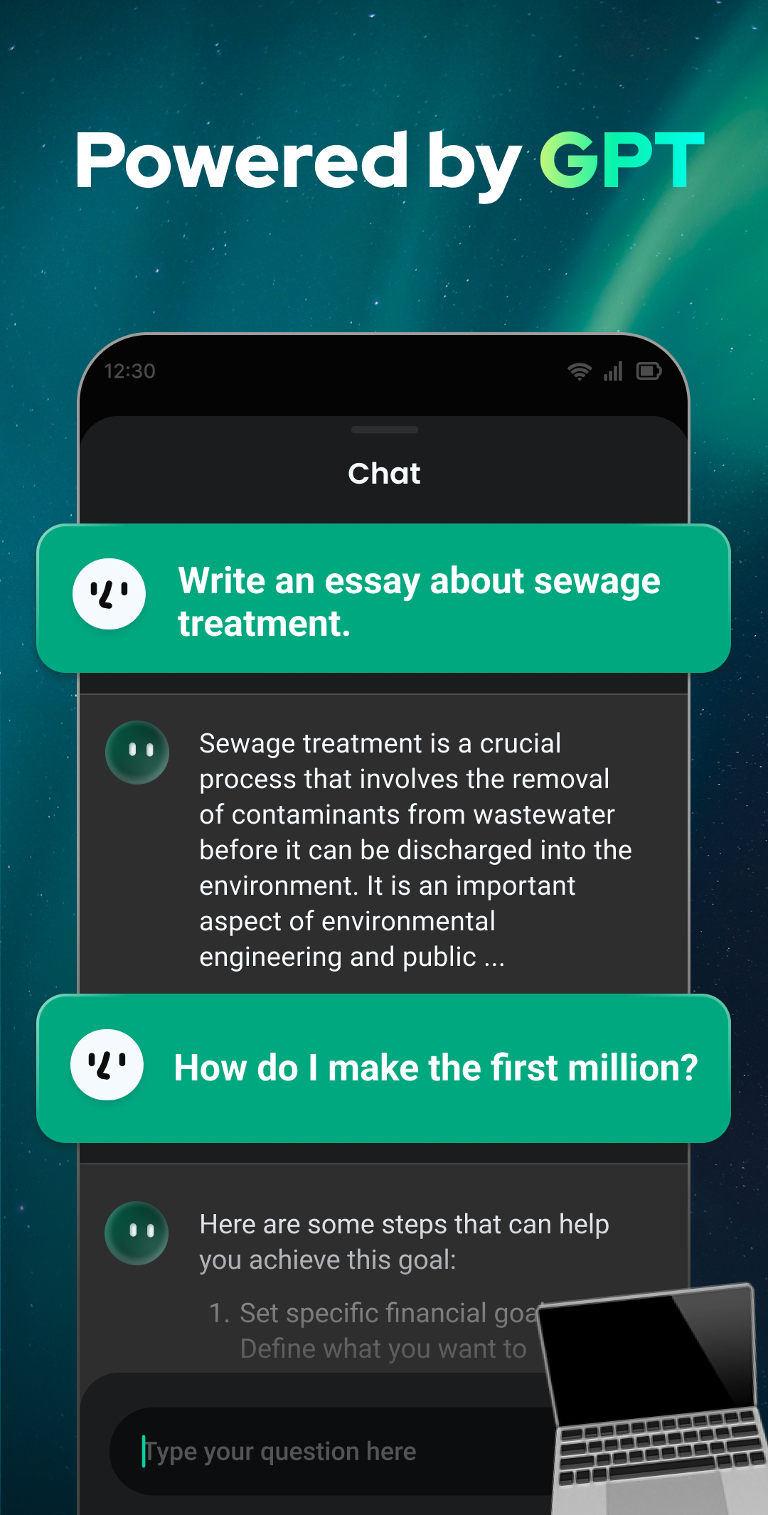 Open Chat - AI bot app APK screenshot
