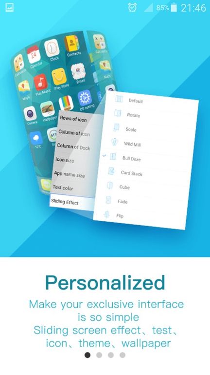 OS Launcher APK screenshot