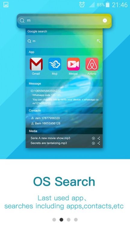 OS Launcher APK screenshot