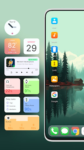 OS Style Launcher APK screenshot