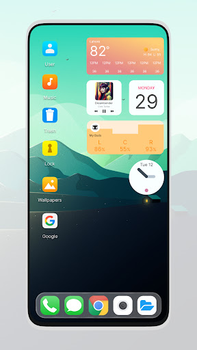 OS Style Launcher APK screenshot