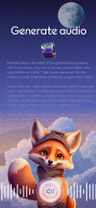 Oscar bedtime story generator APK screenshot