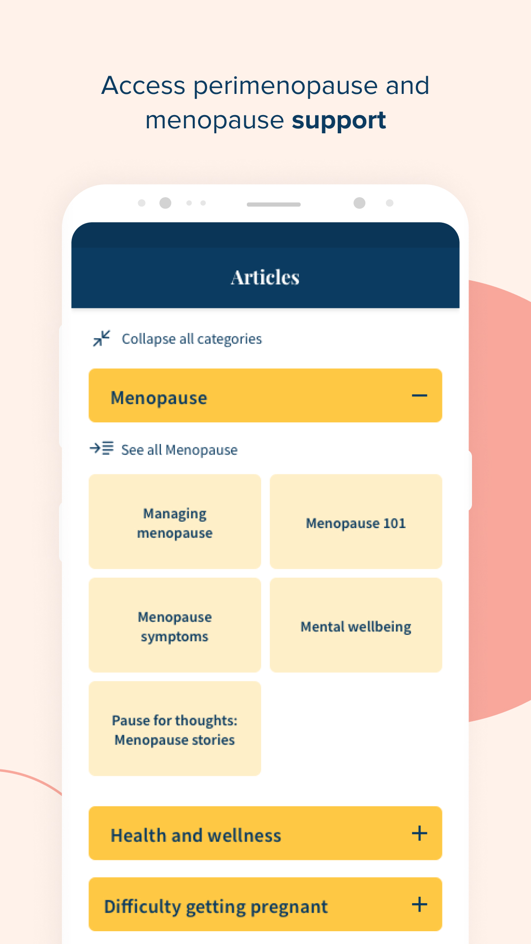 Ovia Cycle & Pregnancy Tracker APK screenshot