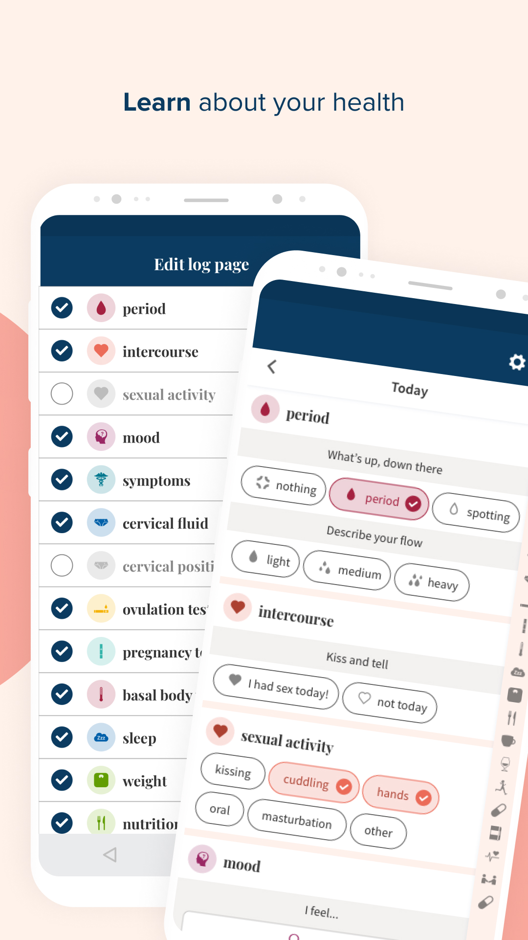 Ovia Cycle & Pregnancy Tracker APK screenshot