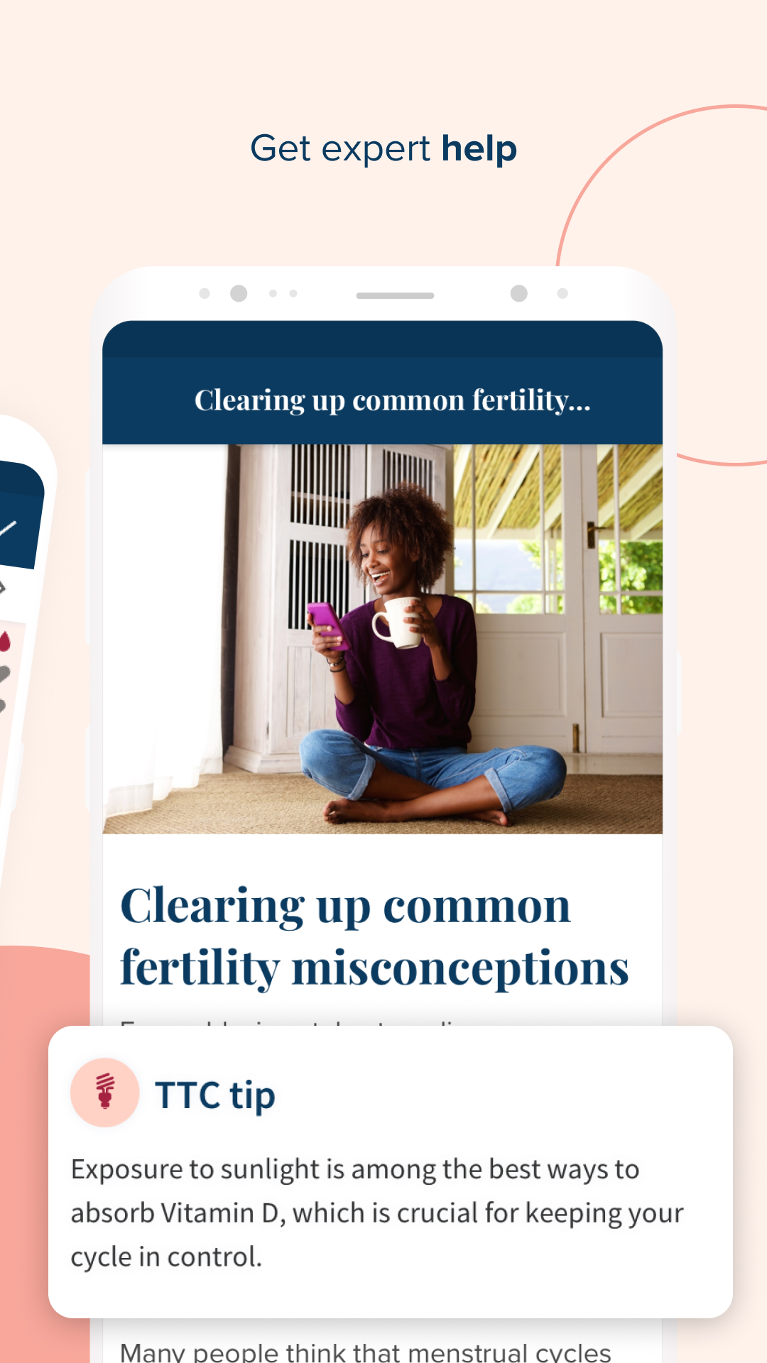 Ovia Cycle & Pregnancy Tracker APK screenshot