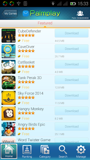 Palmstore APK screenshot