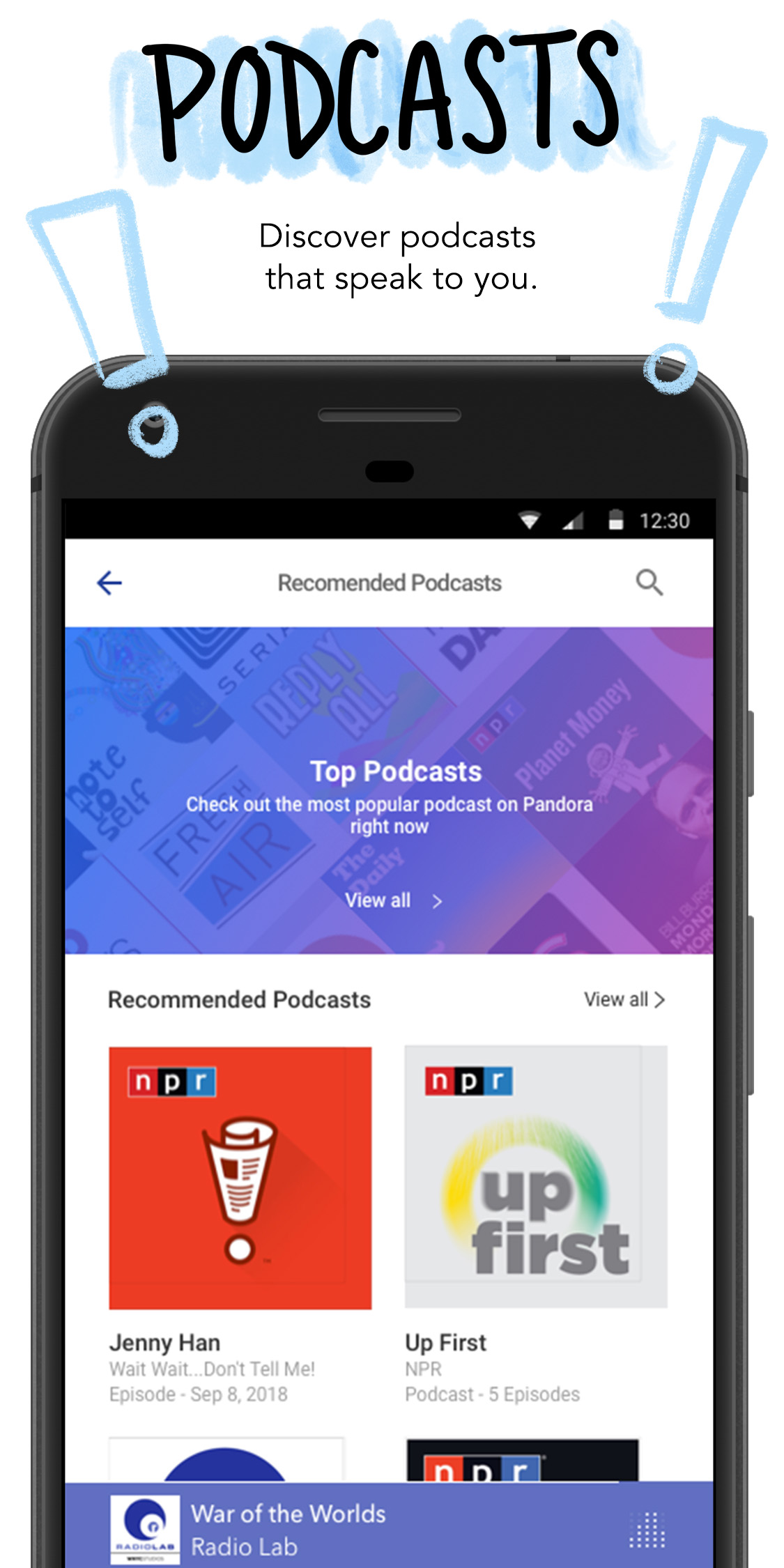 Pandora APK screenshot