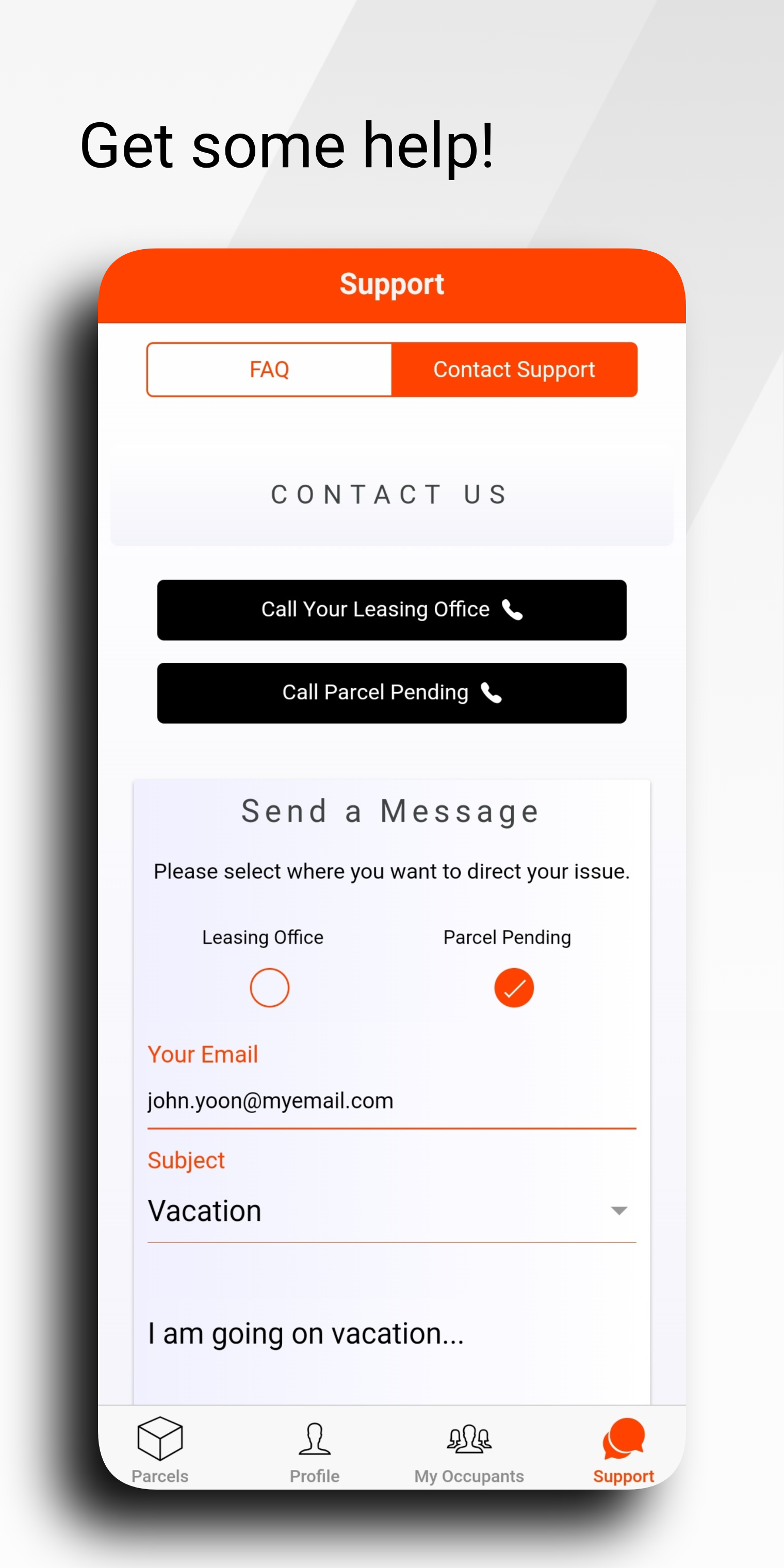Parcel Pending APK screenshot
