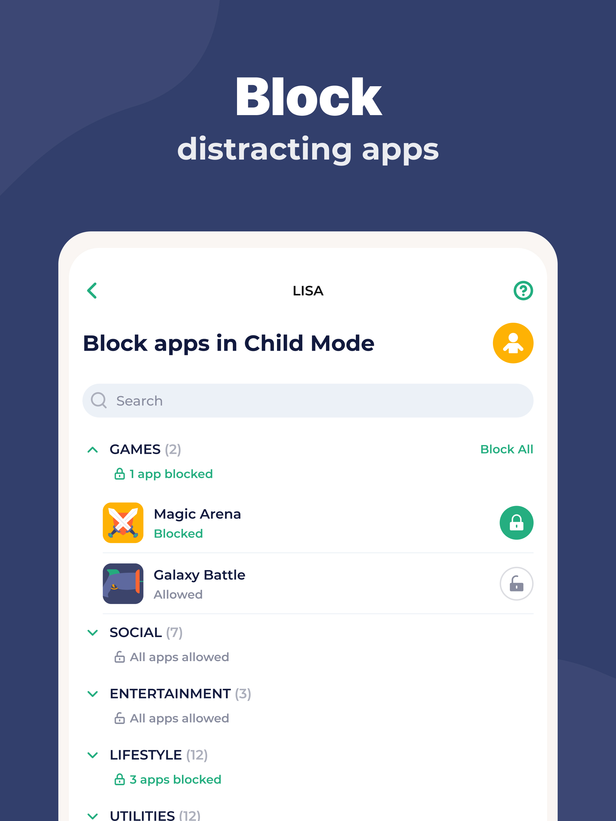 Parental Control - Kidslox APK screenshot