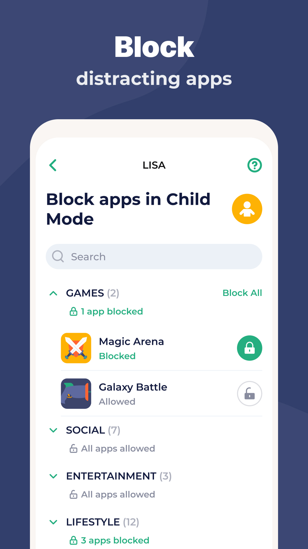 Parental Control - Kidslox APK screenshot