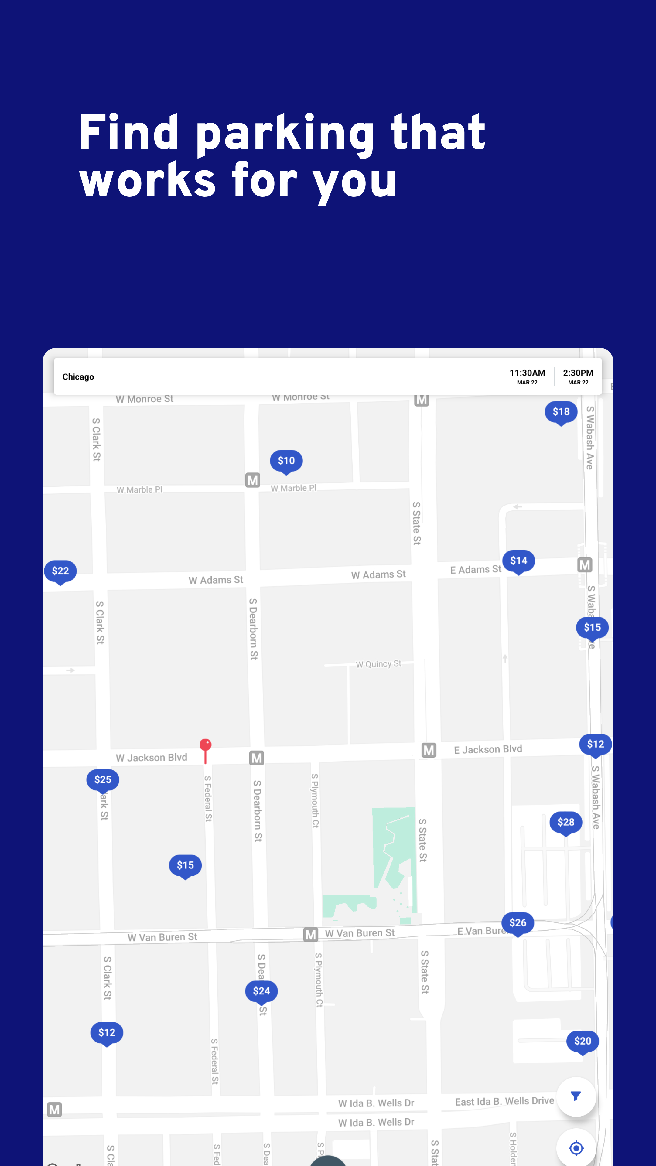 ParkWhiz -- Parking App APK screenshot