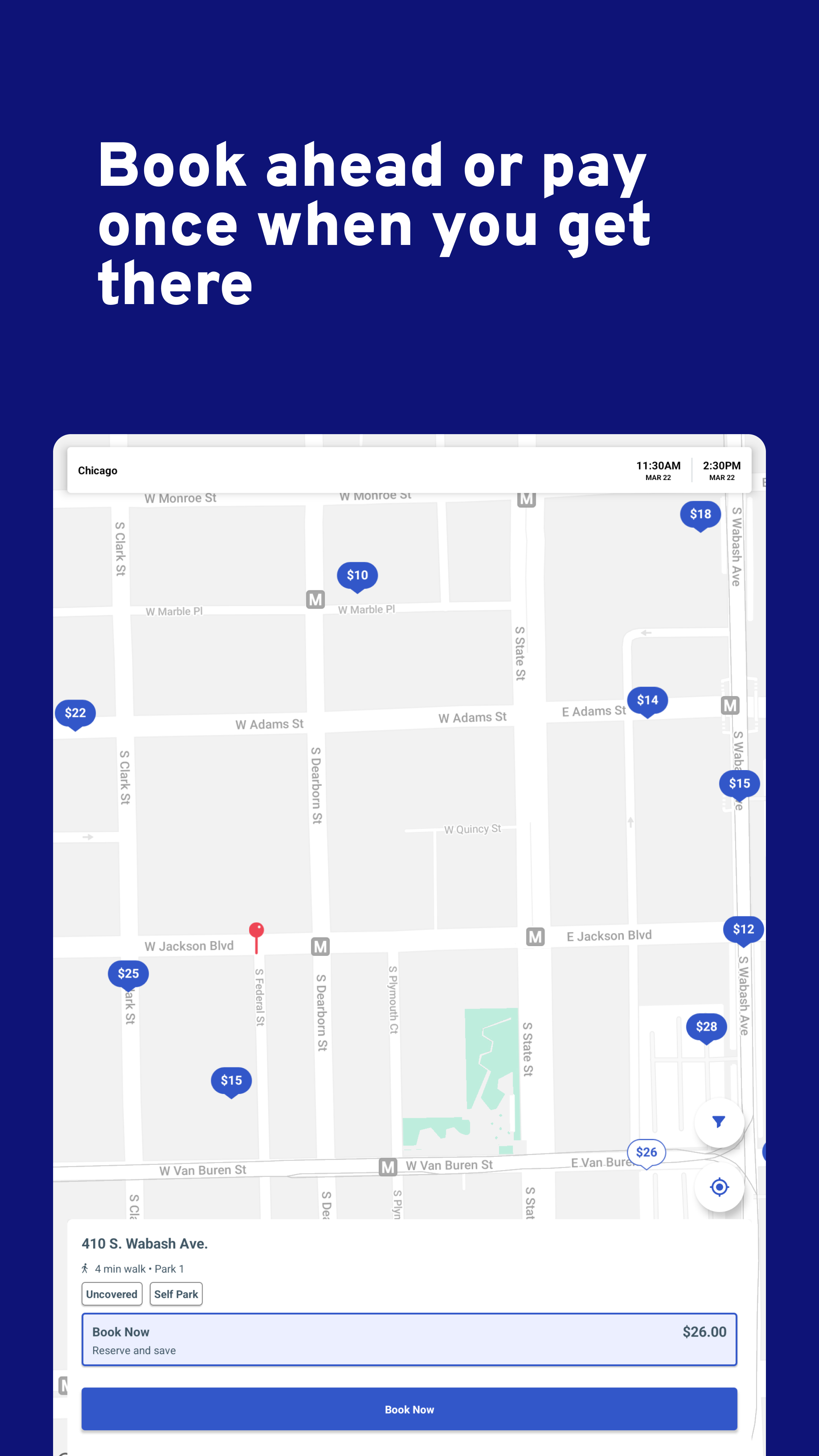 ParkWhiz -- Parking App APK screenshot