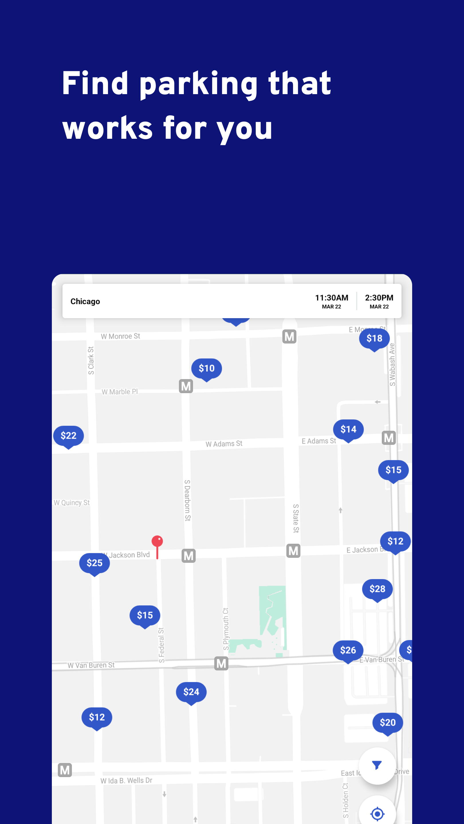 ParkWhiz -- Parking App APK screenshot