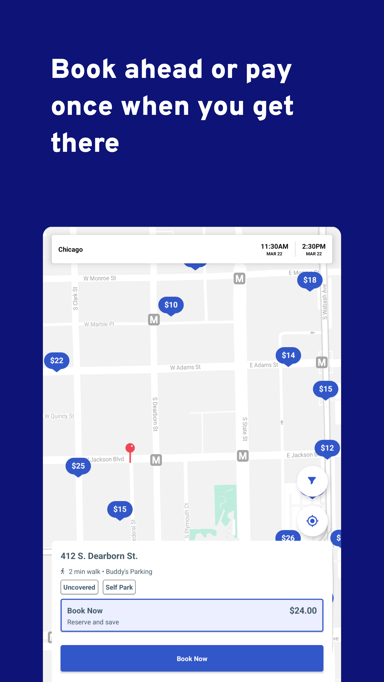 ParkWhiz -- Parking App APK screenshot