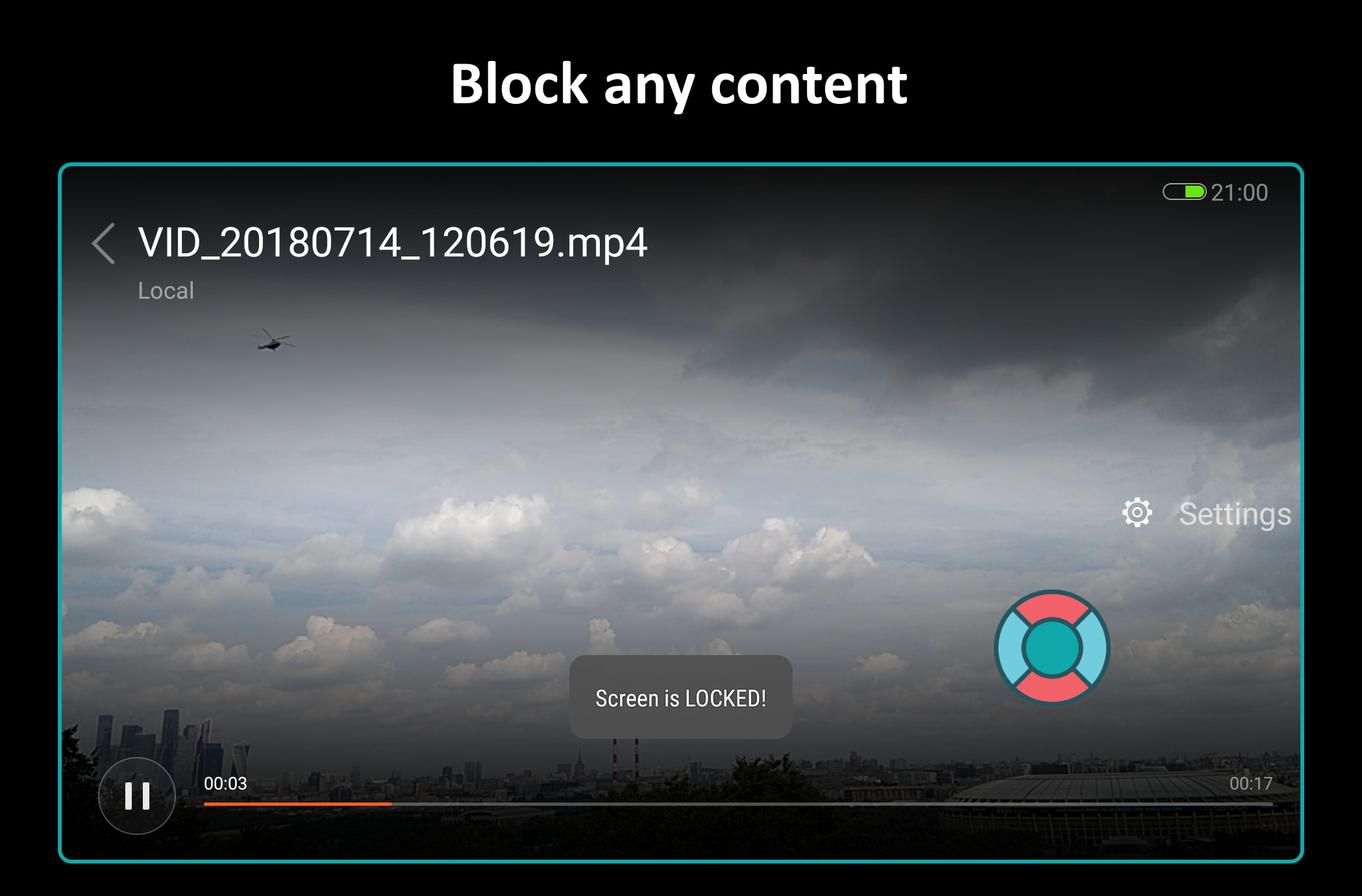 Partial Screen screenshot