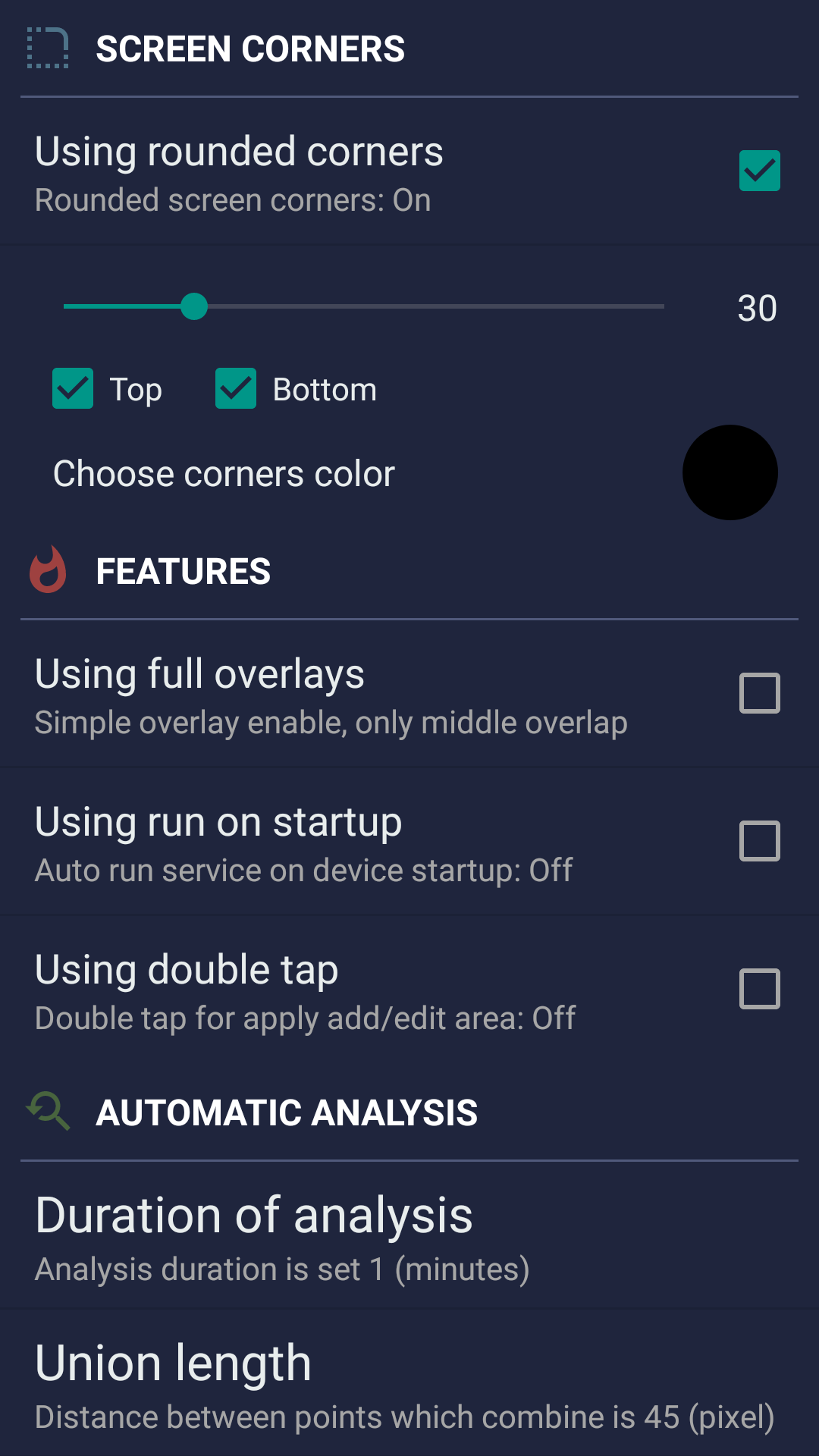 Partial Screen screenshot