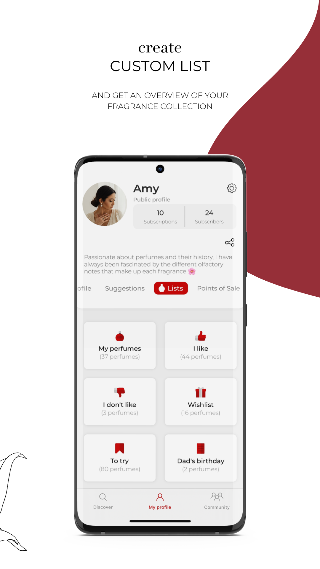 PERFUMIST Perfumes Advisor APK screenshot