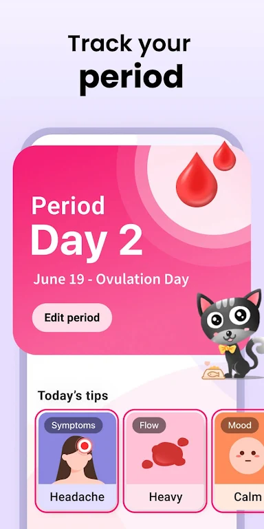Period Calendar Period Tracker APK screenshot