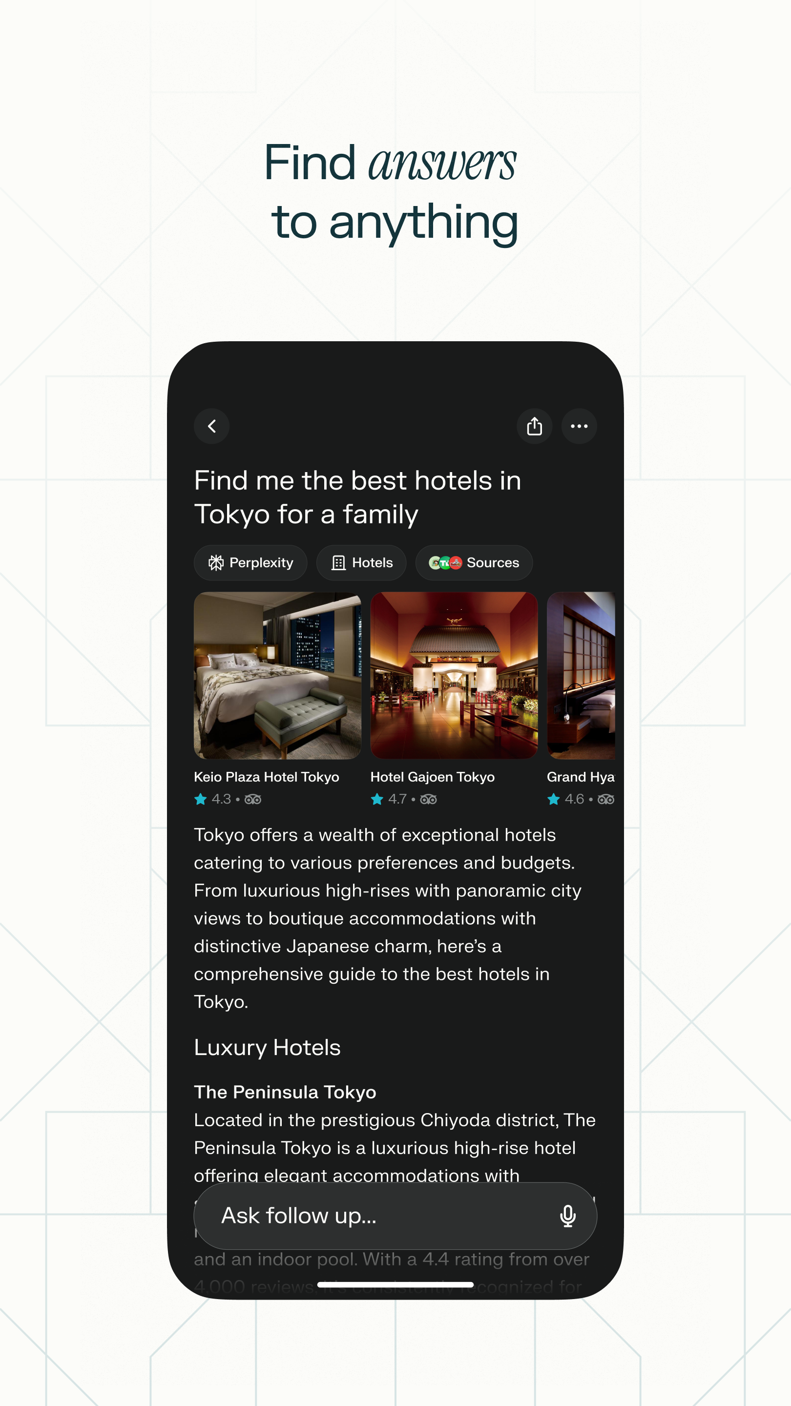 Perplexity APK screenshot