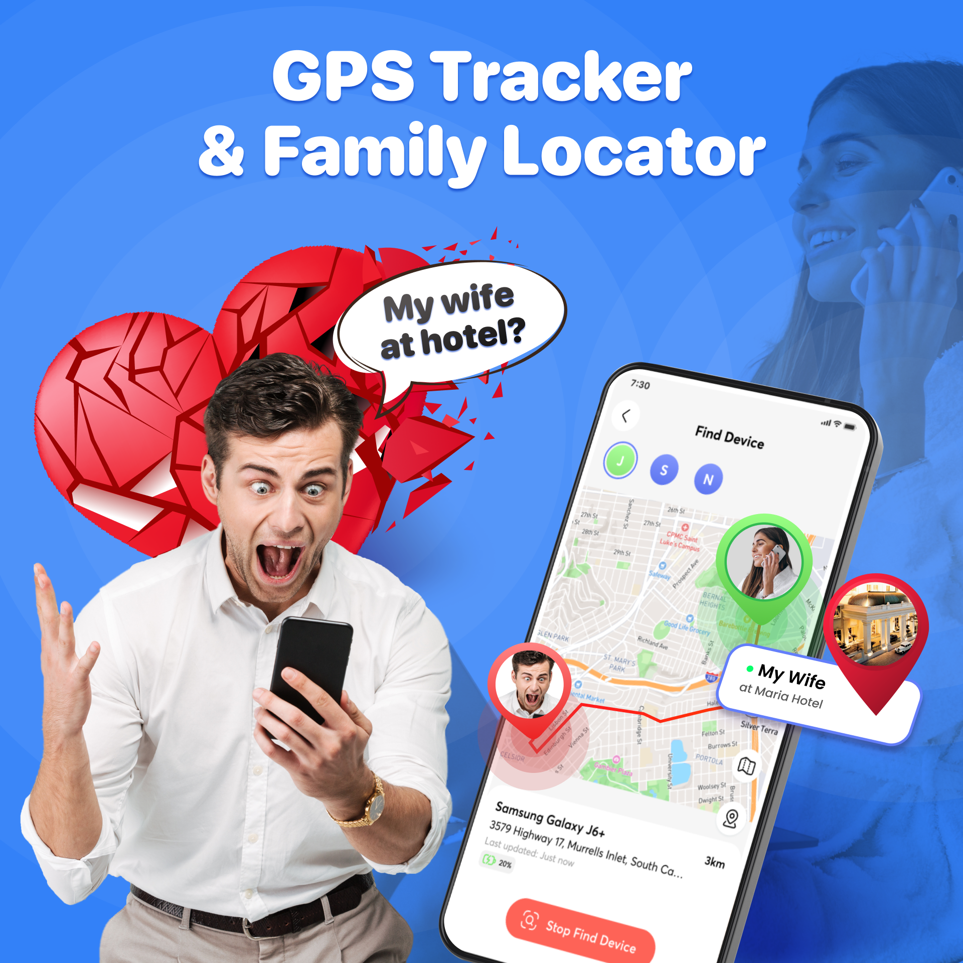 Phone Tracker & GPS Location APK screenshot
