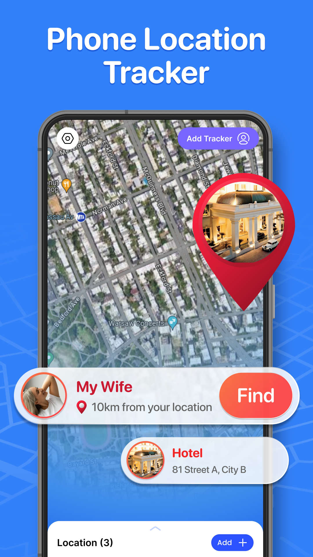 Phone Tracker & GPS Location APK screenshot