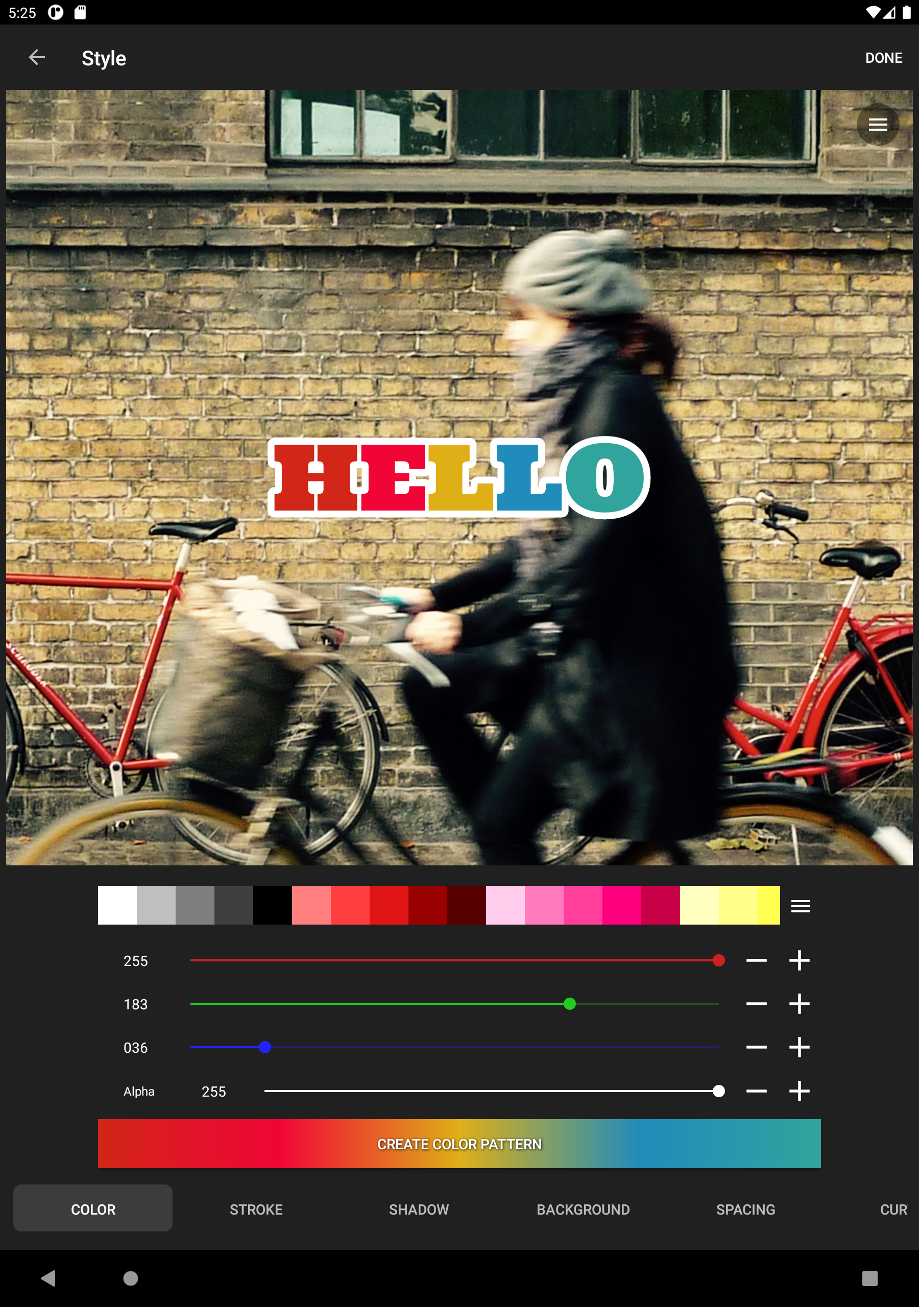 Phonto APK screenshot
