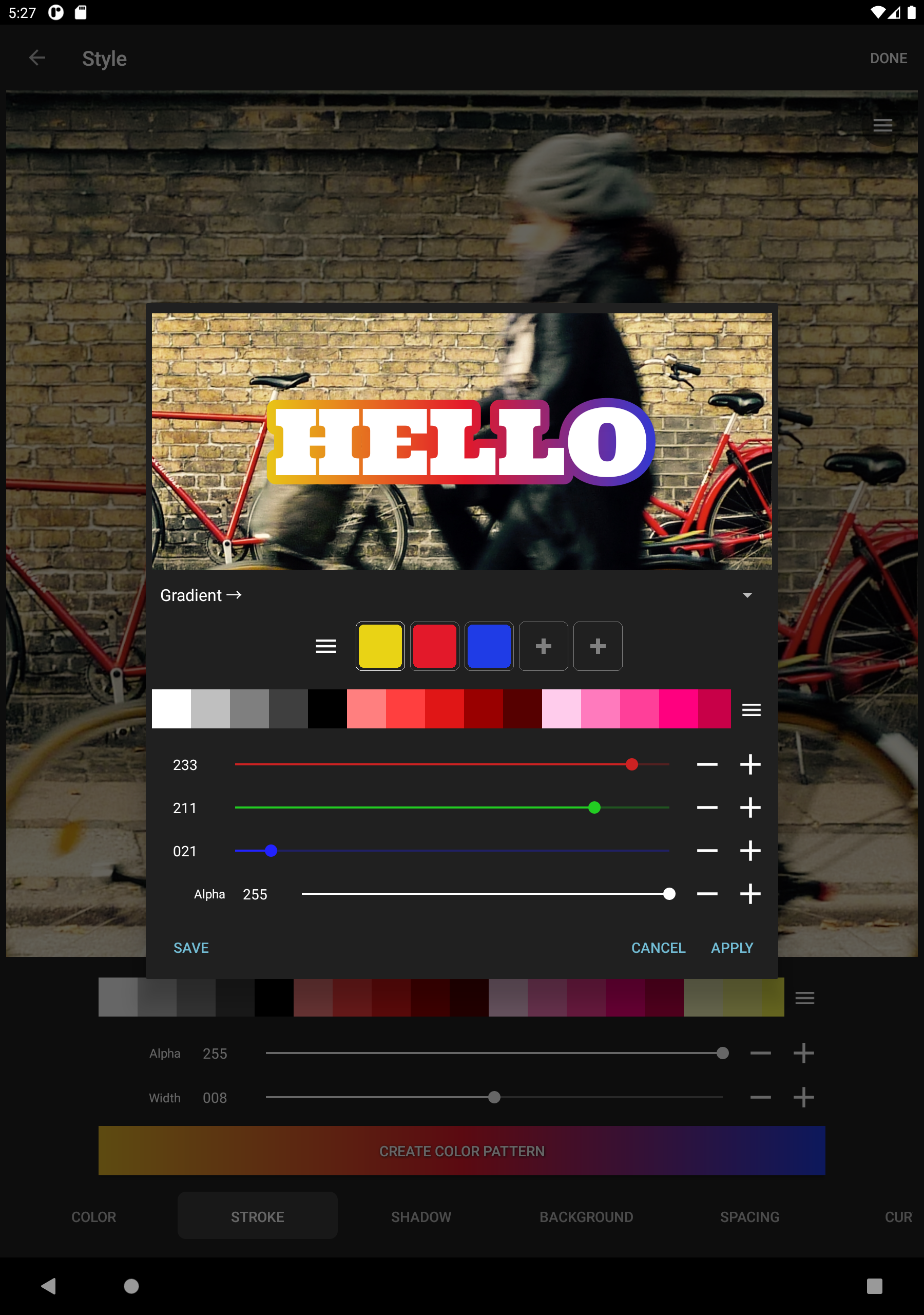 Phonto APK screenshot