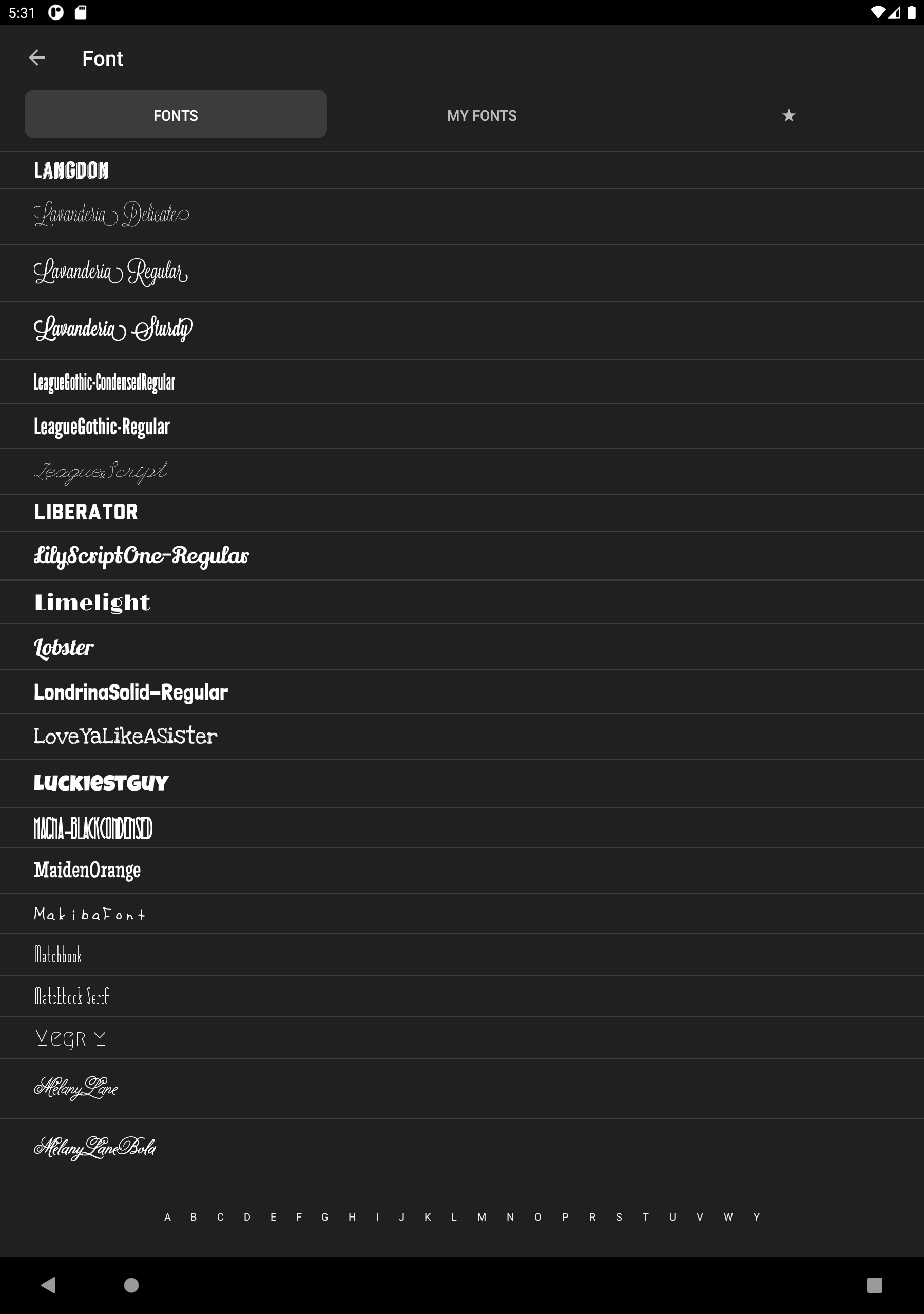Phonto APK screenshot