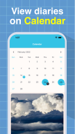 Photo Diary: Journal with lock APK screenshot