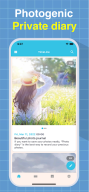 Photo Diary: Journal with lock APK screenshot