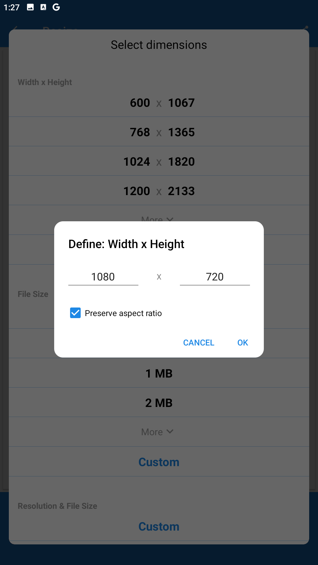 Уменьшение изображений-Resizer APK screenshot
