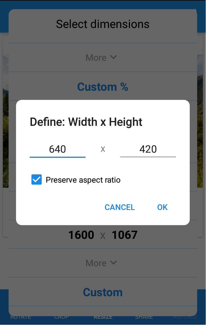 Уменьшение изображений-Resizer APK screenshot
