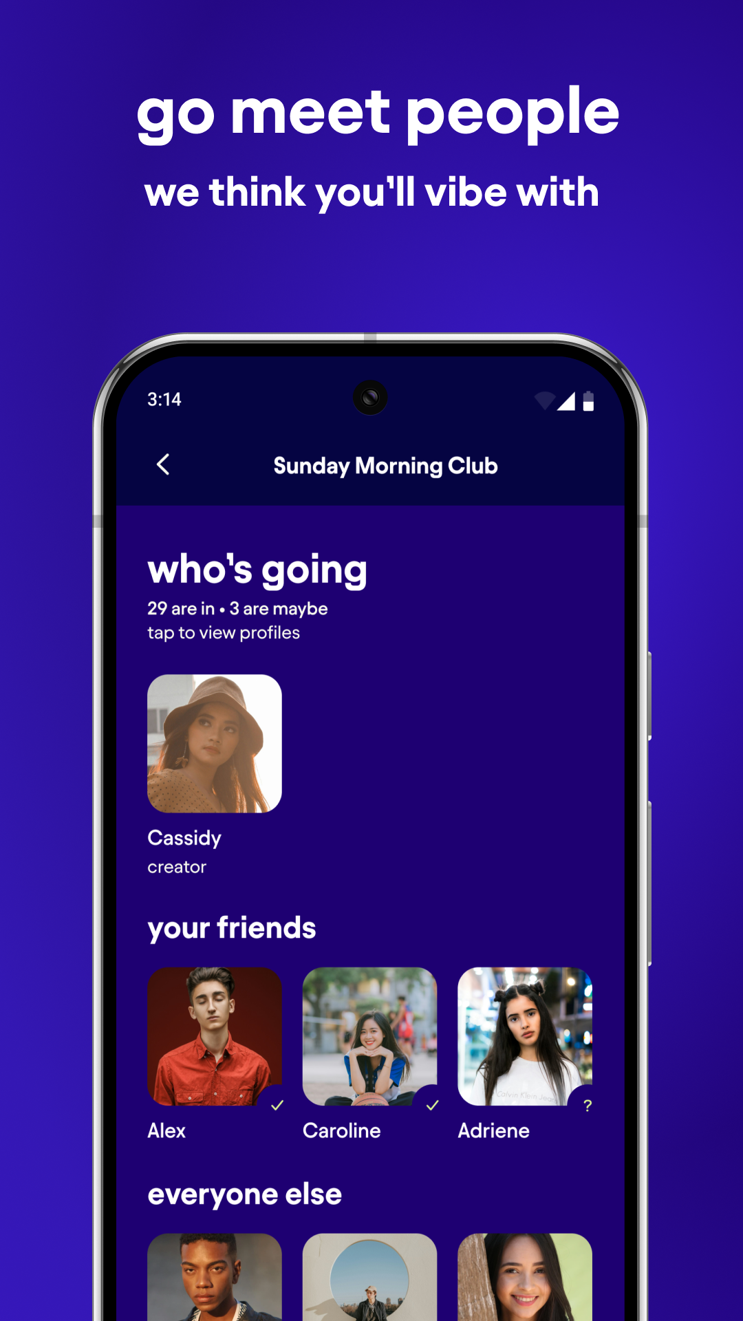 pie: make better friends APK screenshot