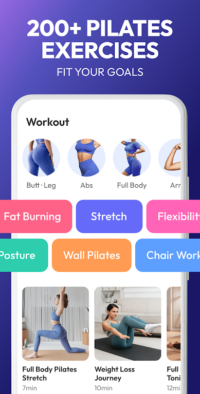 Pilates Workout at Home APK screenshot