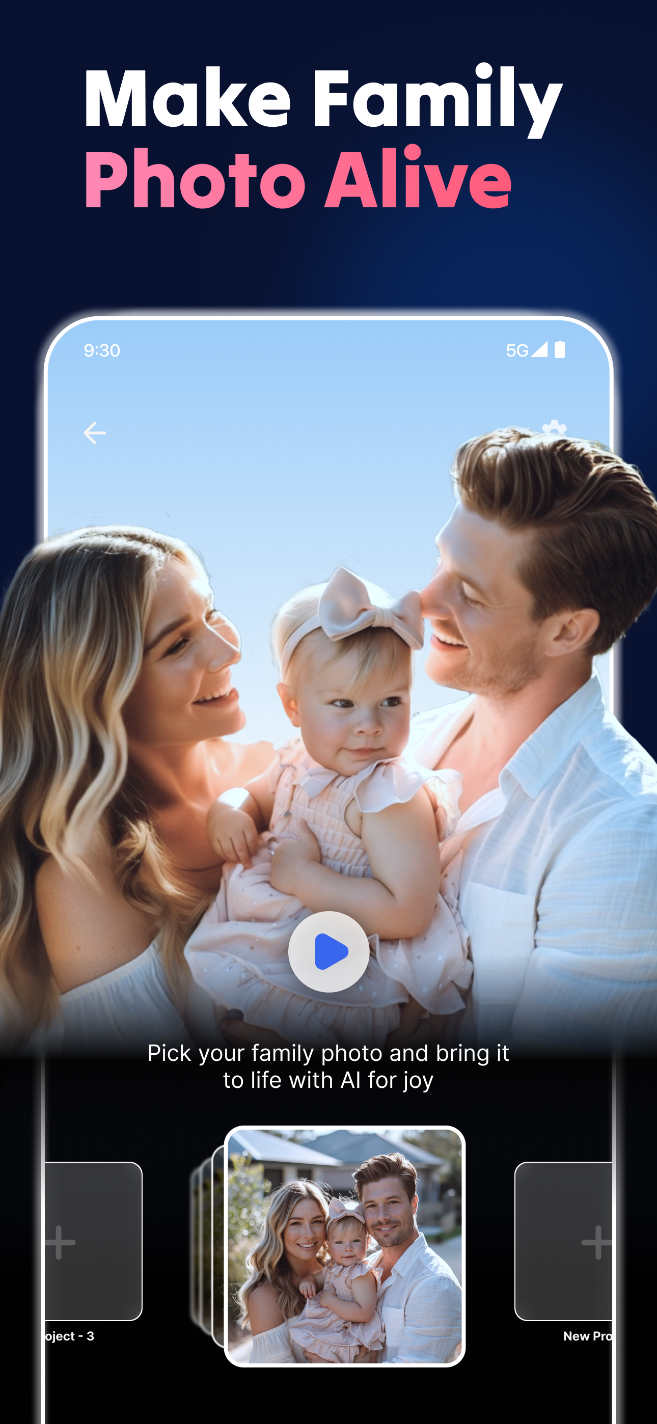Pixly: AI Live Photo Animator APK screenshot