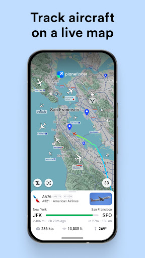 Plane Finder - Flight Tracker APK screenshot