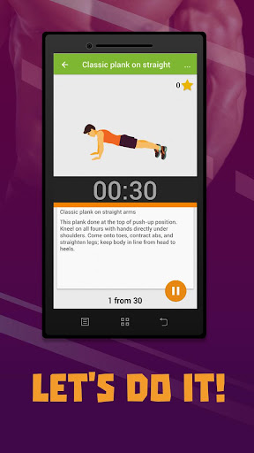 Plank workout BeStronger APK screenshot