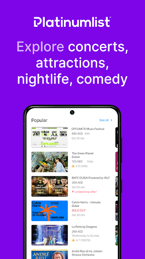 Platinumlist: Events & Tickets APK screenshot